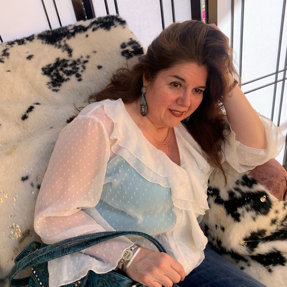 Steerhead  Wooden Earrings - Picture 4 of 5